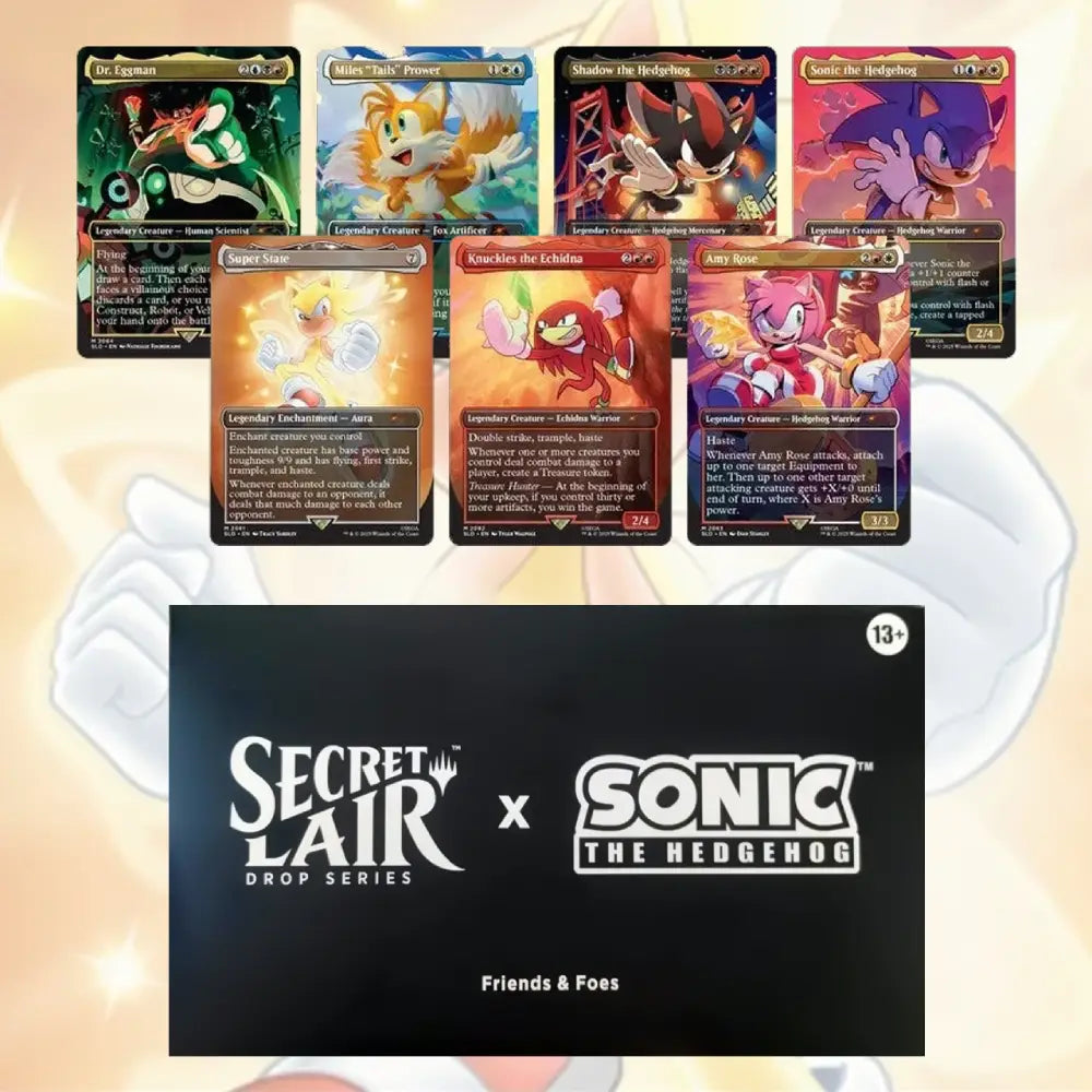 MTG Secret Lair x Sonic the Hedgehog Superdrop: Friends & Foes (Non-Foil)