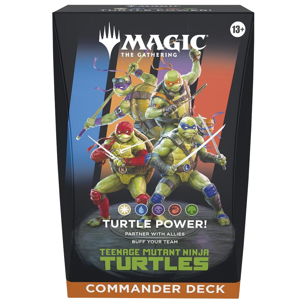 MTG Teenage Mutant Ninja Turtles Commander Deck Turtle Power! (RELEASE DATE 03/06/2026)
