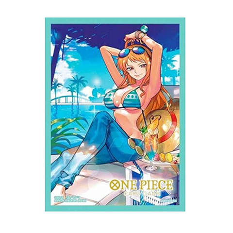 One Piece Card Game Official Sleeves Assortment 4-Nami (70-Pack)