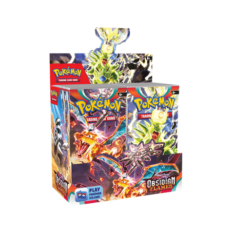 Pokemon Scarlet and Violet Obsidian Flames Booster Box RELEASE DATE 8/11