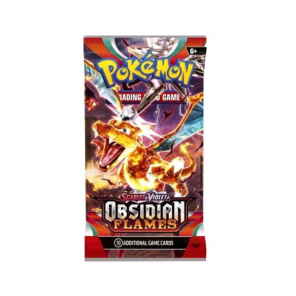 Pokemon Scarlet and Violet Obsidian Flames Booster Pack RELEASE DATE 8/11