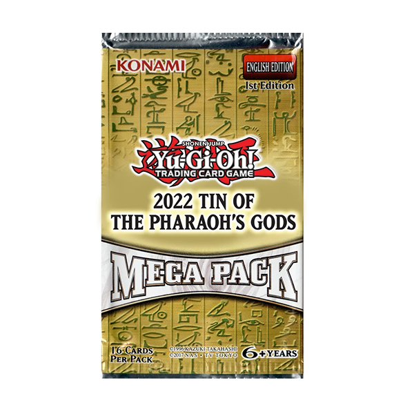 YuGiOh 2022 Tin of the Pharaoh's Gods Mega Pack