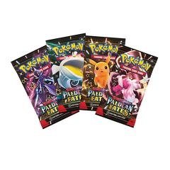 Pokemon Paldean Fates Booster Pack Art Bundle [Set of 4]