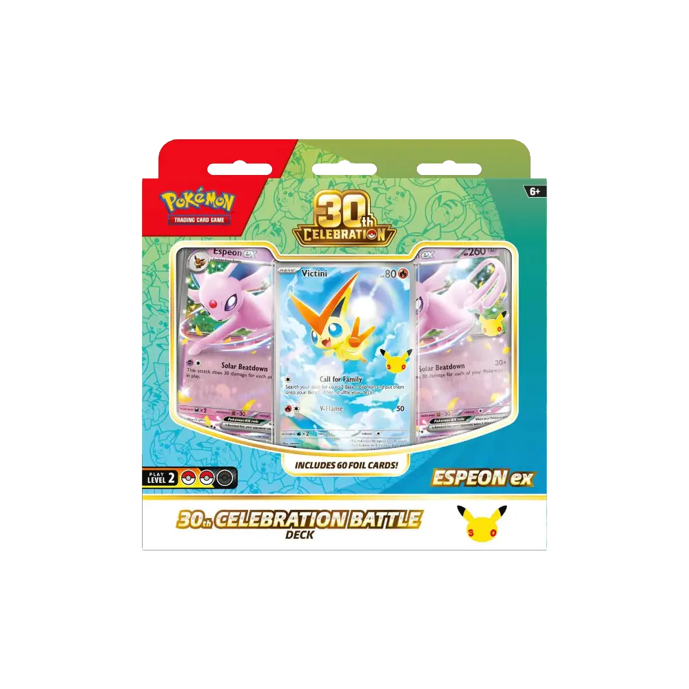 Pokemon 30th Celebration Battle Deck [Espeon ex] RELEASE DATE 10/30/2026