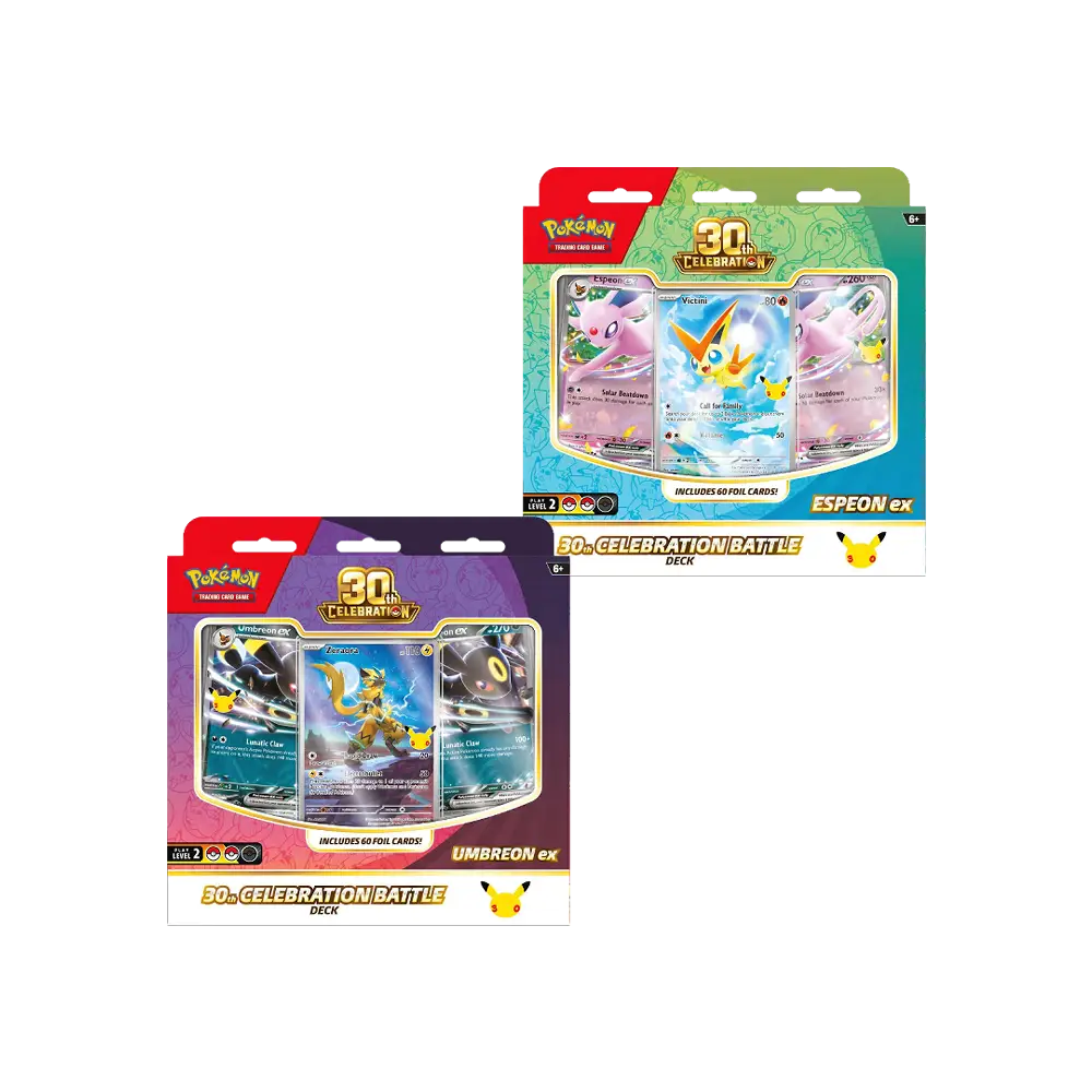 Pokemon 30th Celebration Battle Deck SET RELEASE DATE 10/30/2026