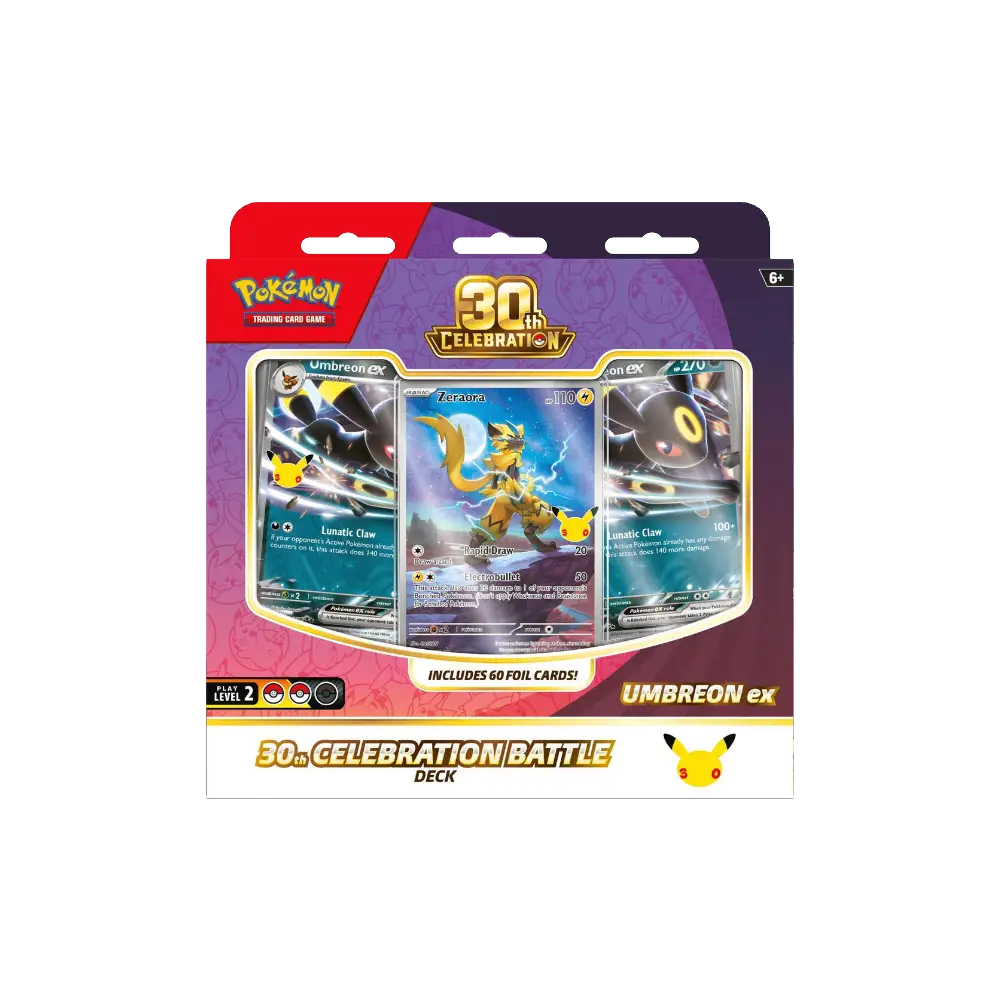 Pokemon 30th Celebration Battle Deck [Umbreon ex] RELEASE DATE 10/30/2026