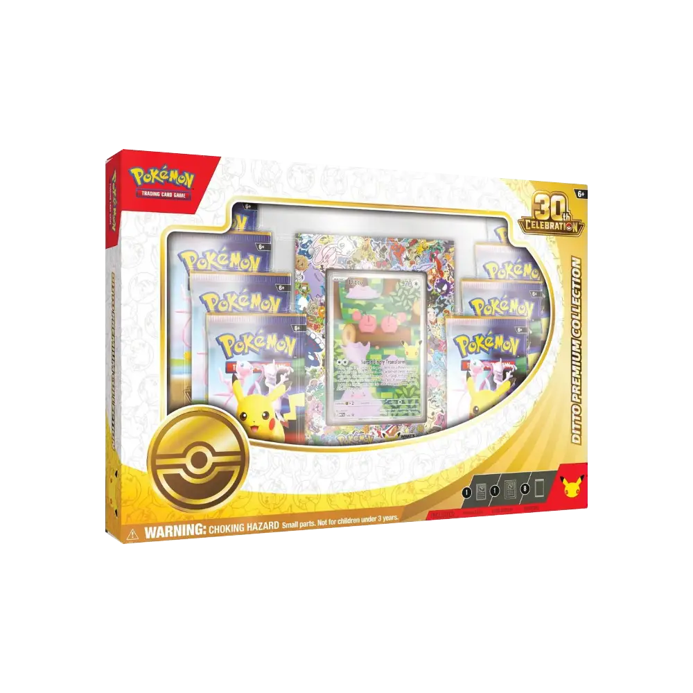 Pokemon 30th Celebration Ditto Premium Collection RELEASE DATE 11/6/2026