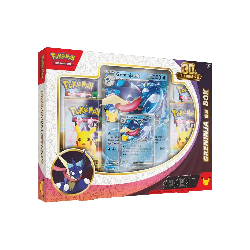 Pokemon 30th Celebration Greninja ex Box RELEASE DATE 9/16/2026