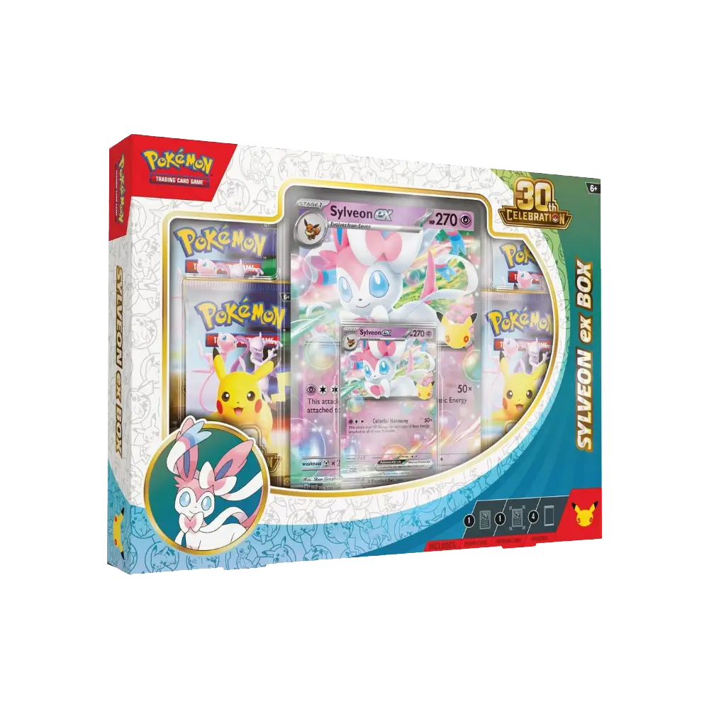 Pokemon 30th Celebration Sylveon ex Box RELEASE DATE 9/16/2026