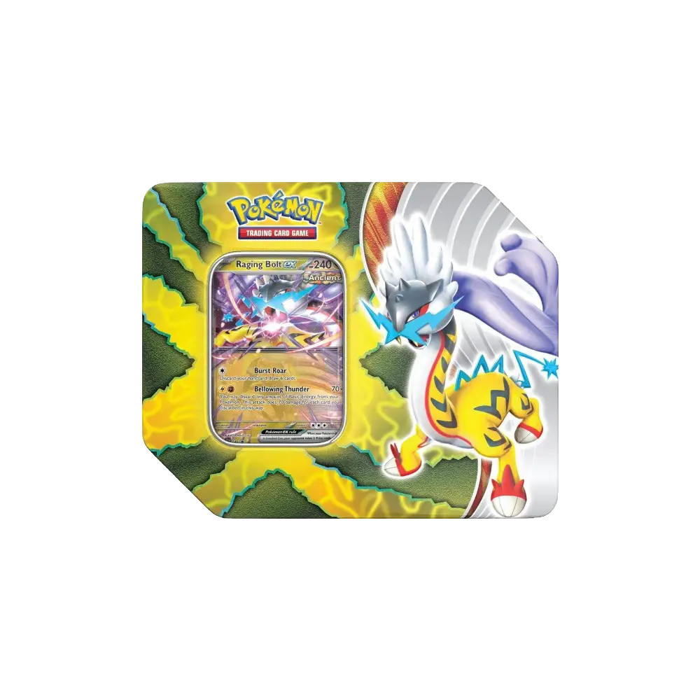 Pokemon Paradox Destinies Tin [Raging Bolt ex]