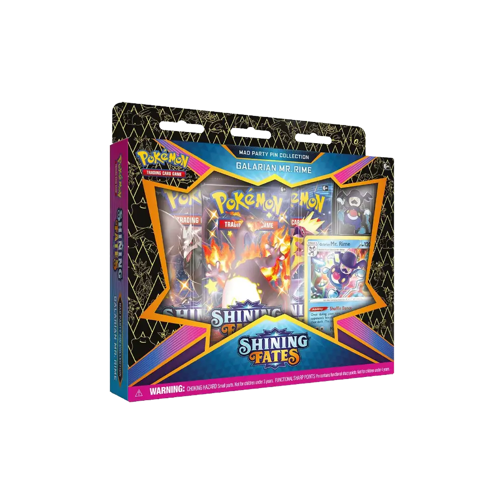Pokemon Shining Fates Mad Party Pin Collection [Galarian Mr. Rime]