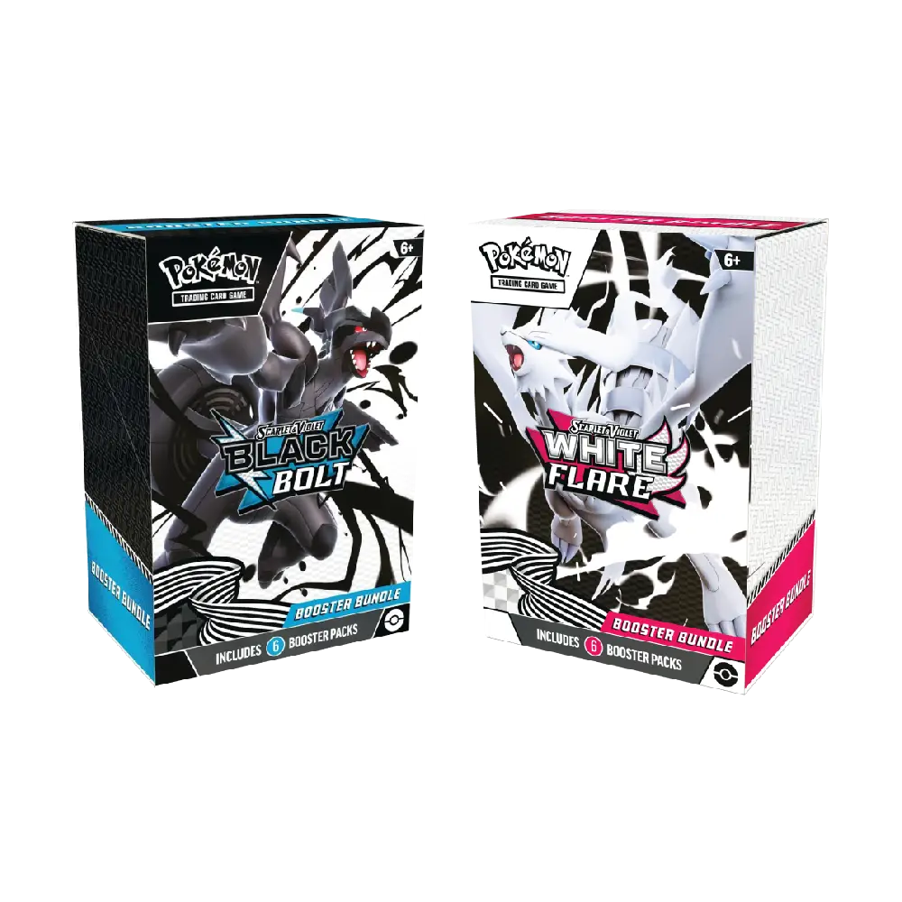 Pokemon Black Bolt and White Flare Booster Bundle SET
