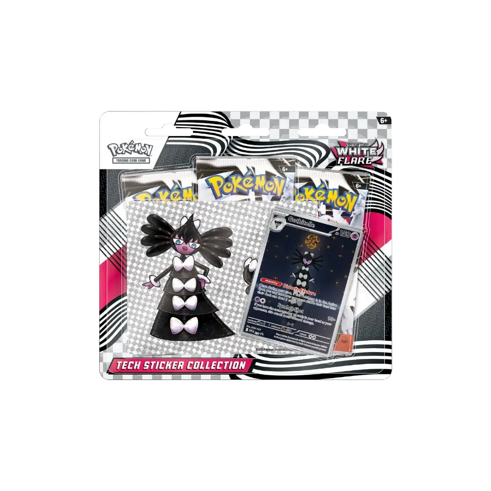 Pokemon White Flare Tech Sticker Collection