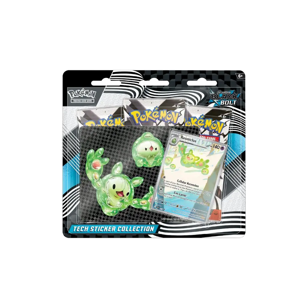 Pokemon Black Bolt Tech Sticker Collection