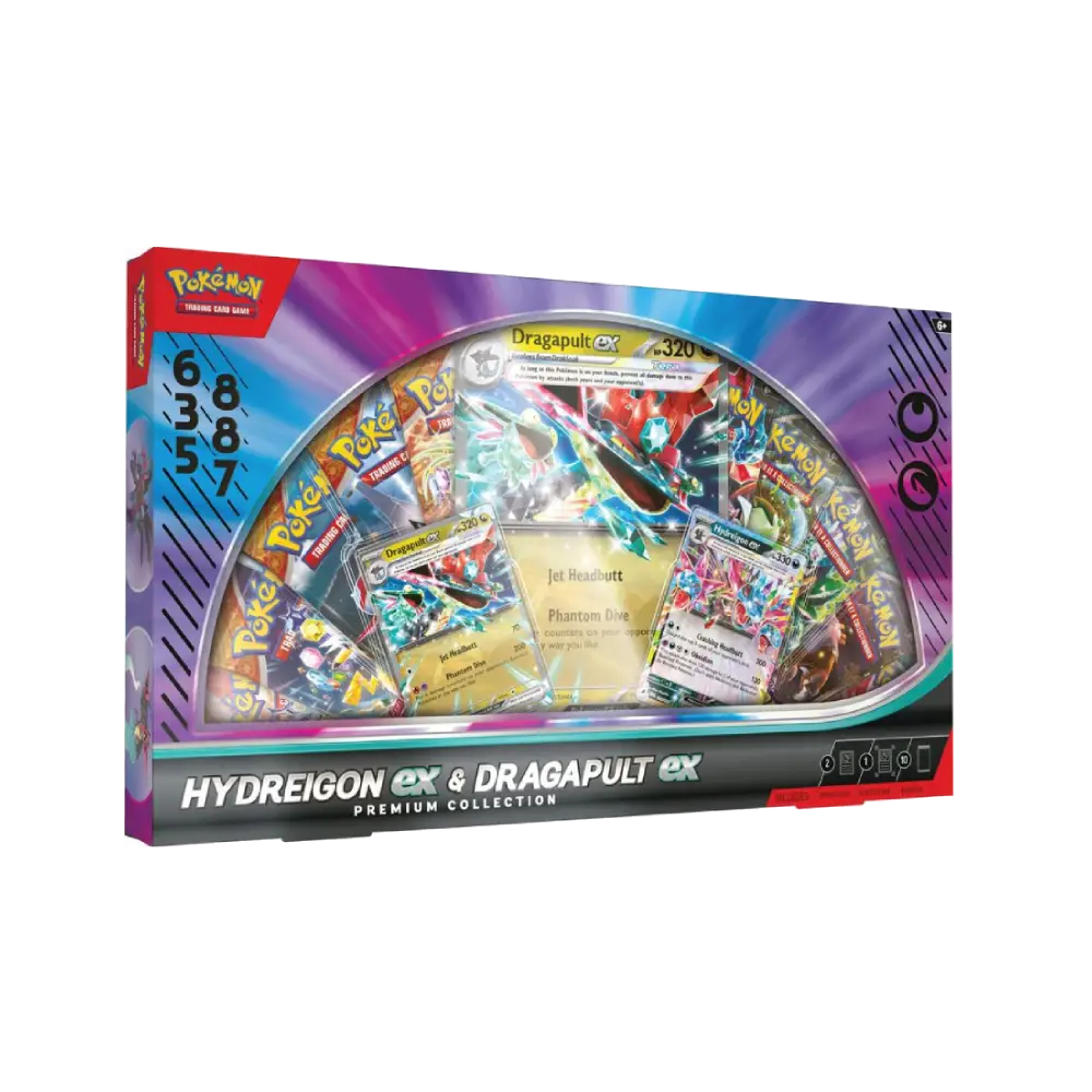 Pokemon Hydreigon ex & Dragapult ex Premium Collection
