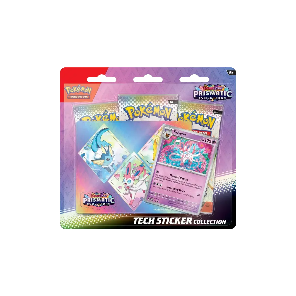 Pokemon Prismatic Evolutions Tech Sticker Collection [Sylveon]