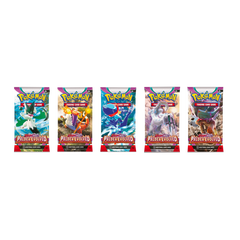 Pokemon Paldea Evolved Booster Pack Art Bundle [Set of 5]