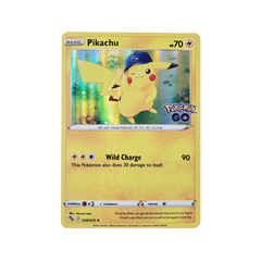 Pikachu - 028/078 Holo Pokemon Go Stamp promo