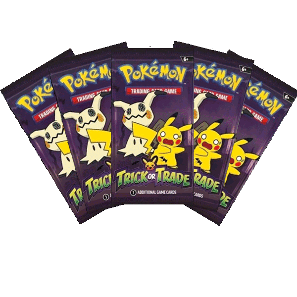 Pokemon TCG Trick or Trade Bundle Lot 10x Mini Packs 2023 Halloween Card