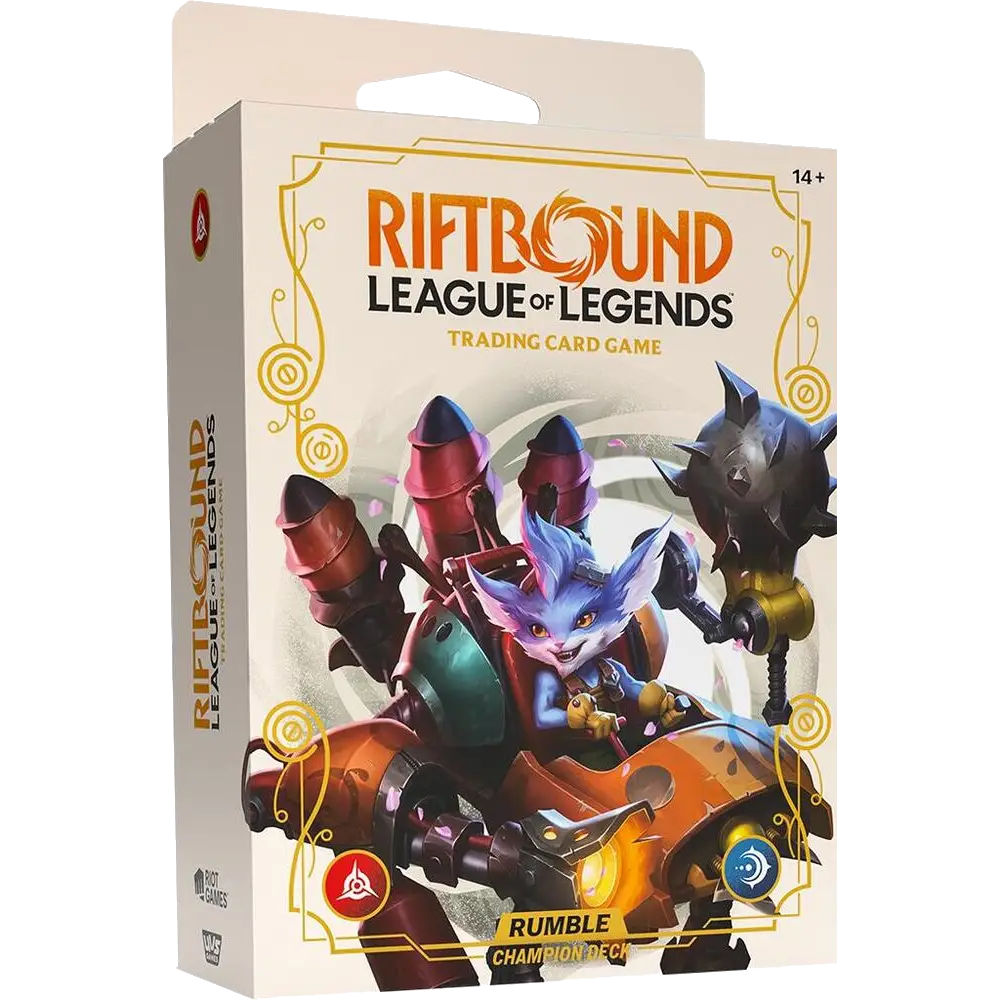 Riftbound League Of Legends Spiritforged TCG Champion Deck Rumble (Release Date 02/13/2026)