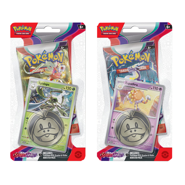 Scarlet and Violet Premium Checklane Blister Set of Two
