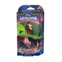 Disney Lorcana Shimmering Skies Starter Deck (Emerald & Steel) (Release Date 8/23/2024)