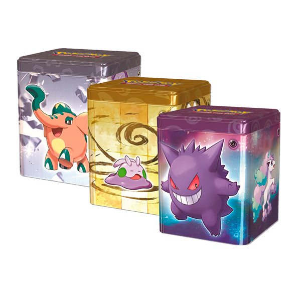 Pokemon Psychic, Metal and, Dragon Stacking Tins [Set of 3]