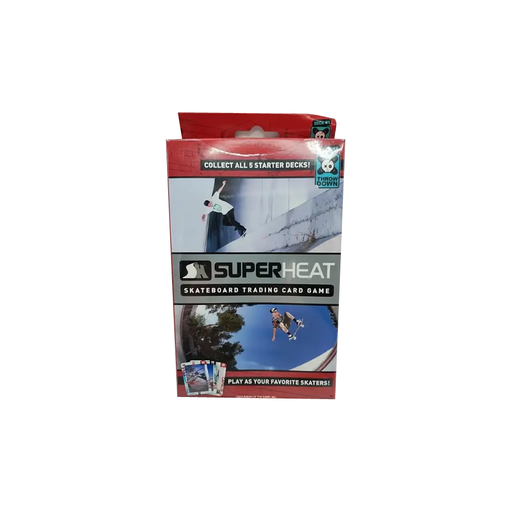 Superheat Skateboarding Trading Card Game Throwdown Starter Deck 1