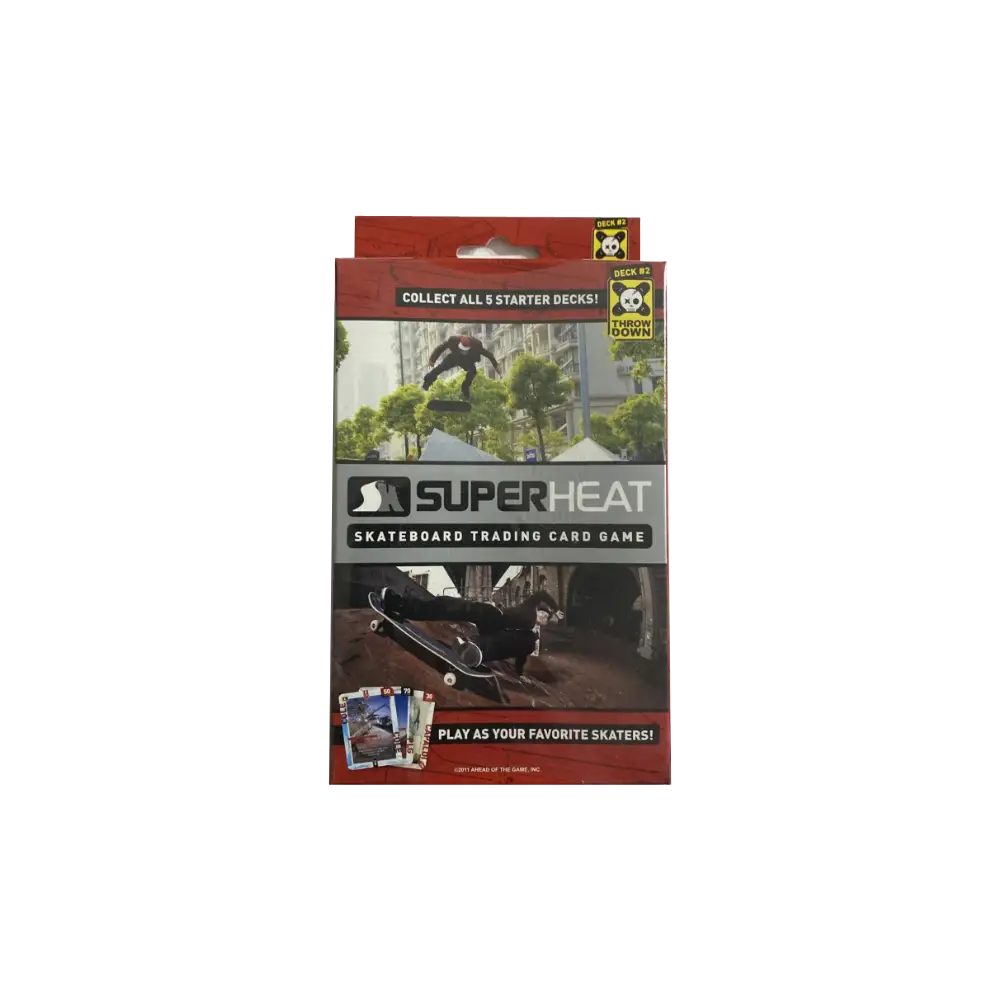 Superheat Skateboarding Trading Card Game Throwdown Starter Deck 2