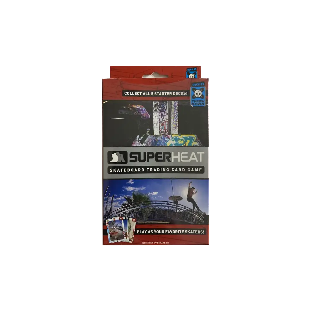 Superheat Skateboarding Trading Card Game Throwdown Starter Deck 3