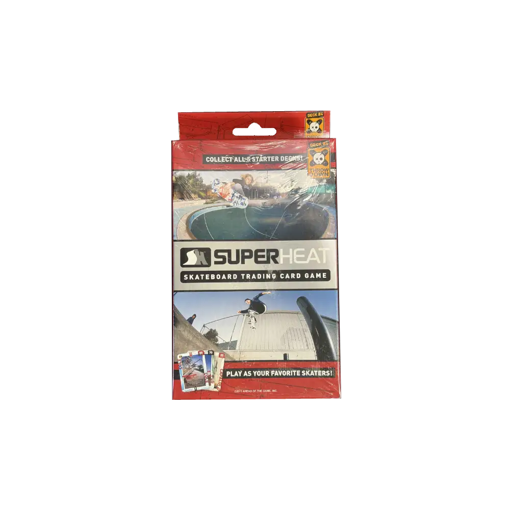 Superheat Skateboarding Trading Card Game Throwdown Starter Deck 4