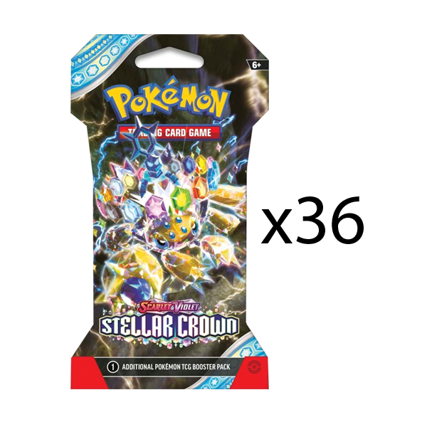 Pokemon Stellar Crown Sleeved Booster Pack [Set of 36] (Release Date 9/13/2024)