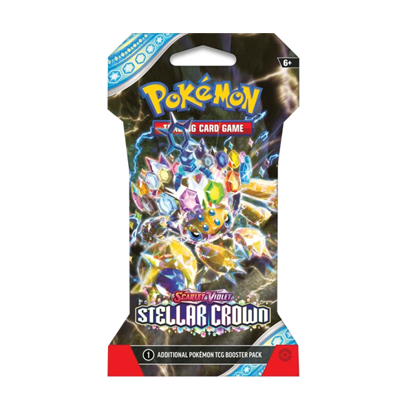 Pokemon Stellar Crown Sleeved Booster Pack (Release Date 9/13/2024)