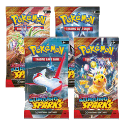 Pokemon Surging Sparks Booster Pack Art Bundle [Set of 4] Release Date 11/08/2024