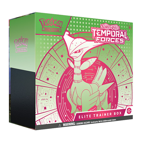 Pokemon Temporal Forces Elite Trainer Box Iron Leaves (Release Date 03/22/2024)