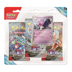 Pokemon Stellar Crown Tinkaton 3 Pack Blister (Release Date 9/13/2024)