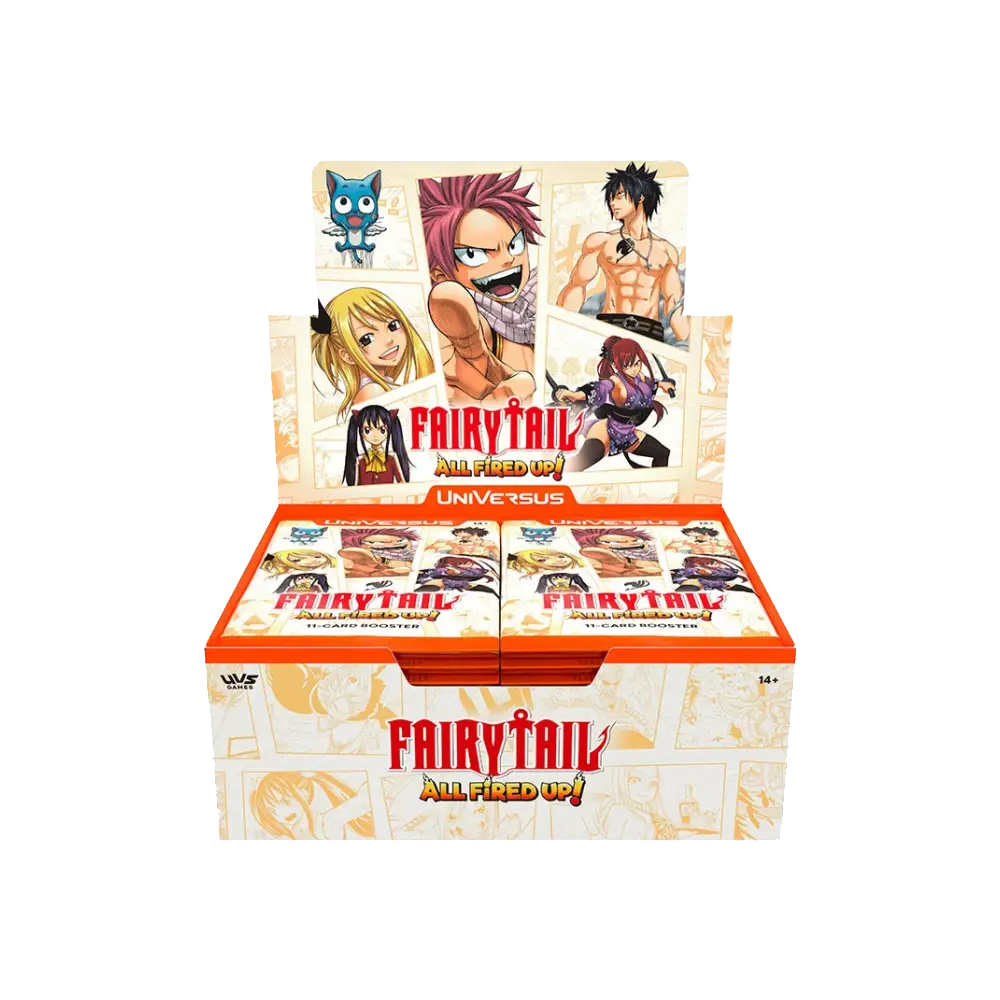 UniVersus Fairy Tail All Fired Up! Booster Box RELEASE DATE 11/06/2026
