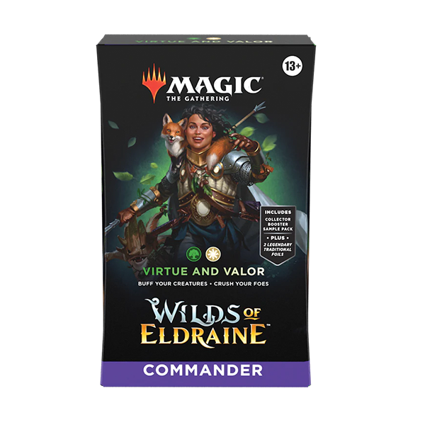 Magic The Gathering Wilds of Eldraine Virtue and Valor Commander Deck