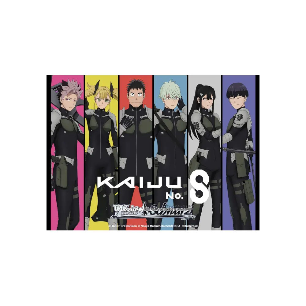 Weiss Schwarz Kaiju No. 8 Booster Box RELEASE DATE 01/29/2027