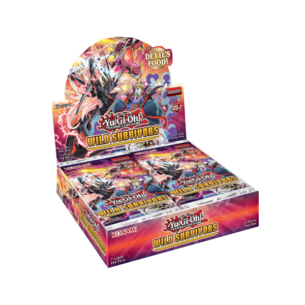 YuGiOh Wild Survivors Booster Box, 1st Edition. RELEASE DATE 6/2