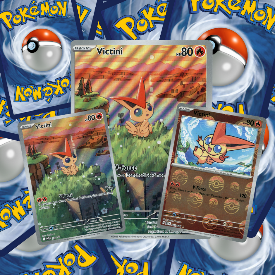 Pokemon Scarlet & Violet Victini Illustration 3 Card Bundle – Realgoodeal