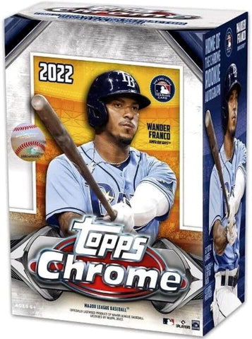 Topps 2022 Chrome Baseball Blaster Box - 32 Baseball Cards Per Box