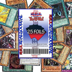 YuGiOh 25 Assorted Foil Rares Cards! All Foil Cards!