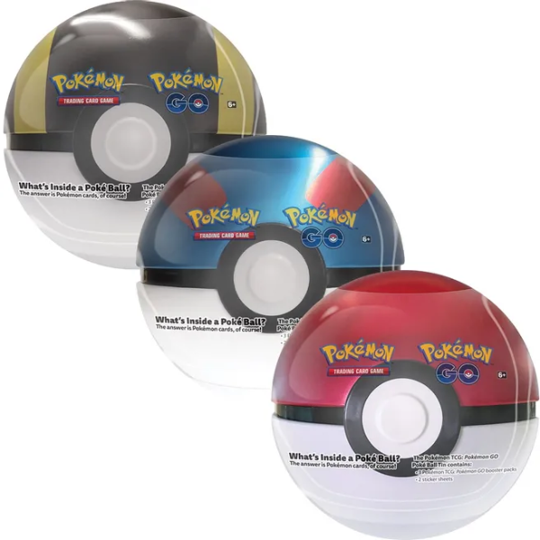 Pokemon GO Poke Ball Tin [Set of 3]
