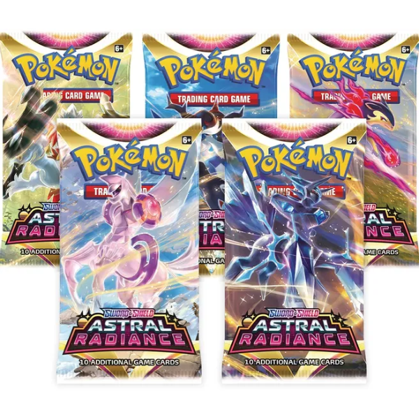 Pokemon Astral Radiance Booster Pack Art Bundle [Set of 5]