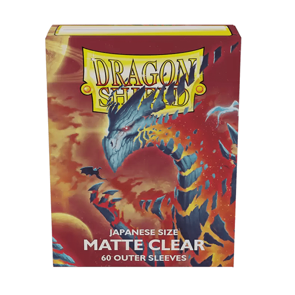 Dragon Shield Matte Clear Japanese Size 60ct Card Sleeves