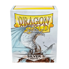 Dragon Shield Matte Silver Standard Size 100ct Card Sleeves