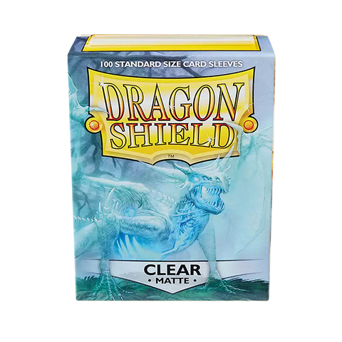 Dragon Shield Matte Clear Standard Size 100ct Card Sleeves