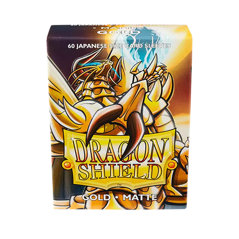 Dragon Shield Matte Gold Japanese Size 60ct Card Sleeves