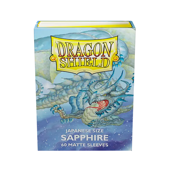 Dragon Shield Matte Sapphire  Japanese Size 60ct Card Sleeves